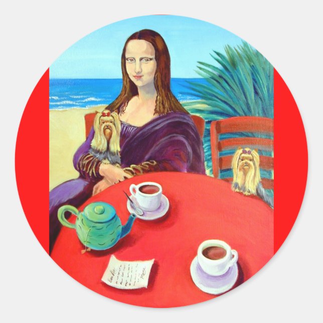 Stickers Yorkshire Terrier (Devant)