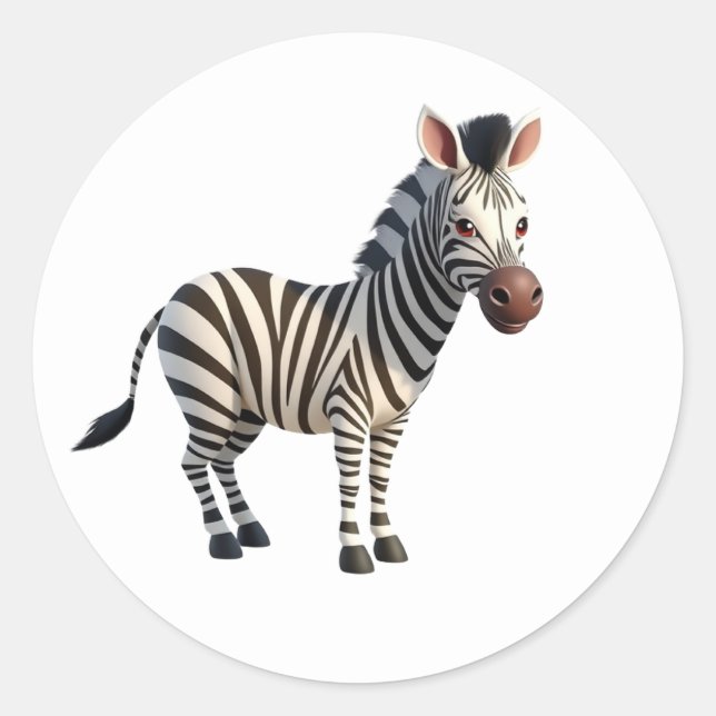 Stickers Zebra (Devant)