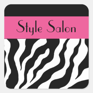 Stickers Zebra d'affaires personnalisés
