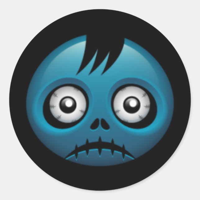 Stickers Zombie d'Halloween (Devant)