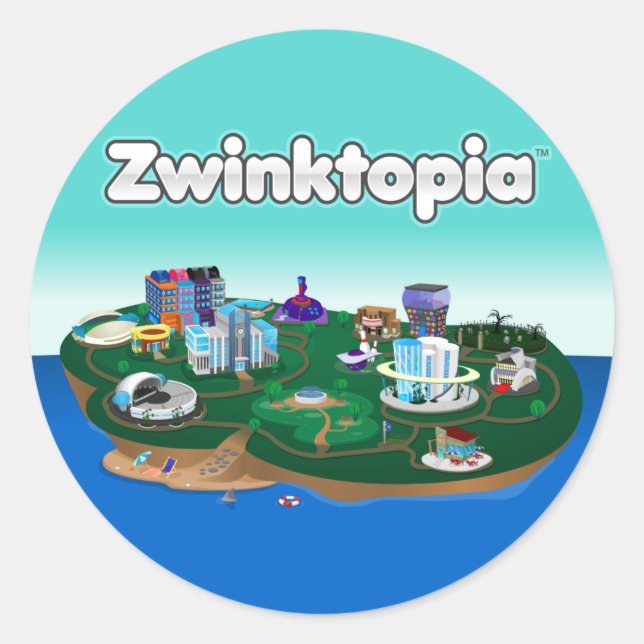 Stickers Zwinktopia (Devant)