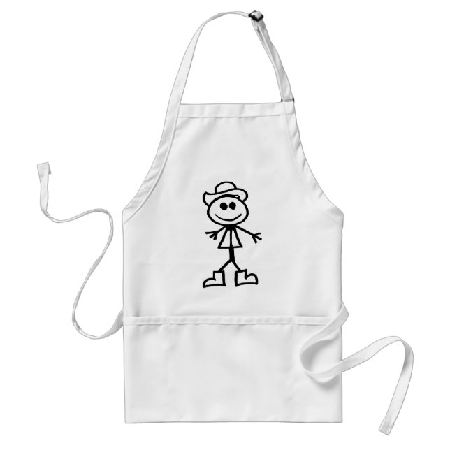 Stickman Cowboy Standard Apron (Front)