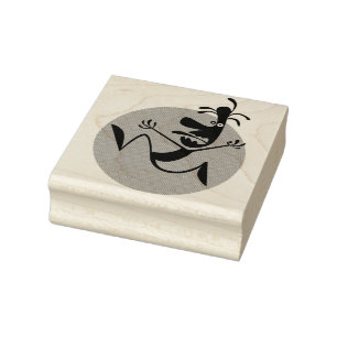 Stickman Runner Rubber Stamp
