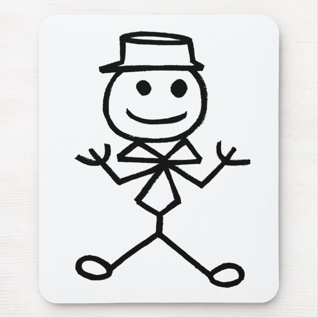 Stickman Showman Mouse Pad (Front)