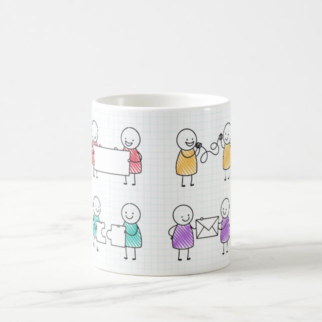 Stickman Stickman Ensemble de Mug Café (Centre)