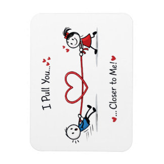 Stickman Tug of Love Magnet