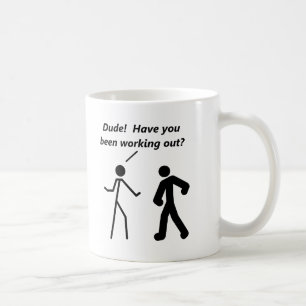 Stickman Workout Funny Mug