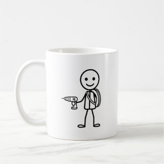 Stickmen At Work - The Electrician Coffee Mug