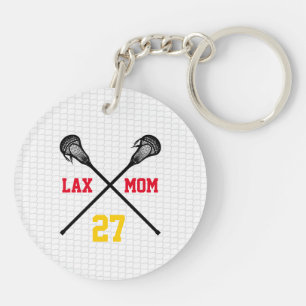 Sticks de crosse Lax Maman Joueur Numéro Net Fan C