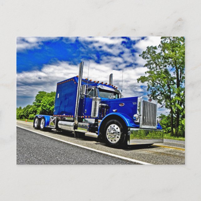 Sticks Peterbilt 359 Postcard (Front)