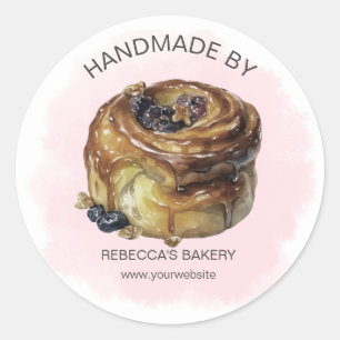 Sticky Buns Handmade with Love Sticker