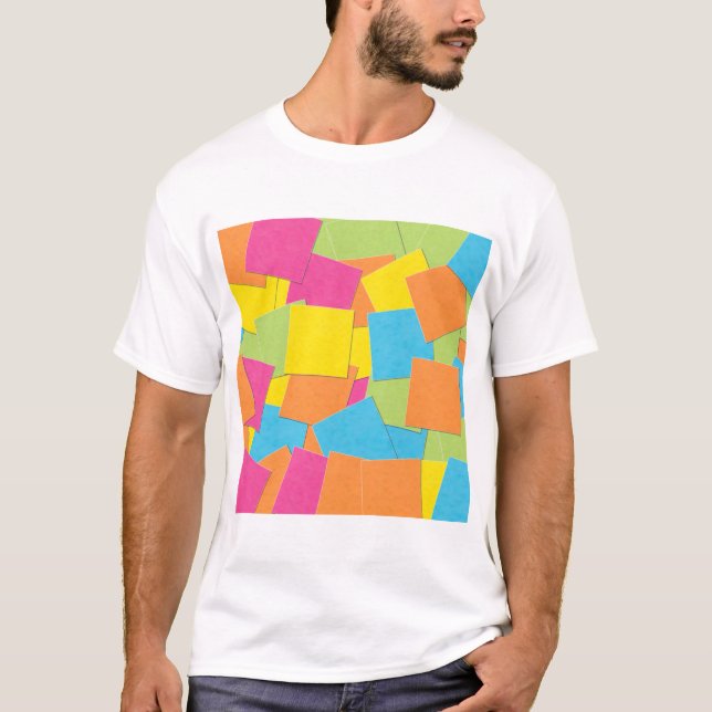 Sticky Notes Art T-Shirt (Front)