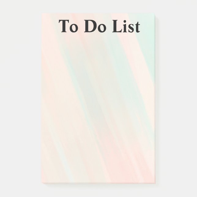 Sticky Notes To Do List (Front)