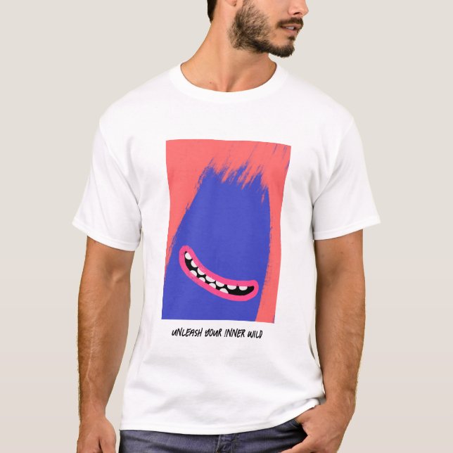 Sticky Red Monster T-Shirt (Front)