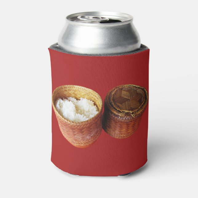 Sticky Rice [Khao Niao] Thai Lao Food Can Cooler (Can Back)