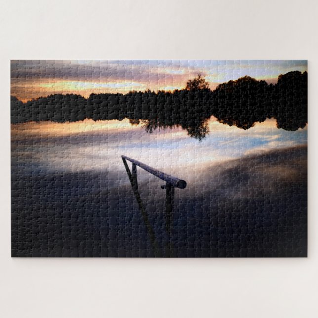Stiefelweiher, Hohenpeissenberg. Jigsaw Puzzle (Horizontal)
