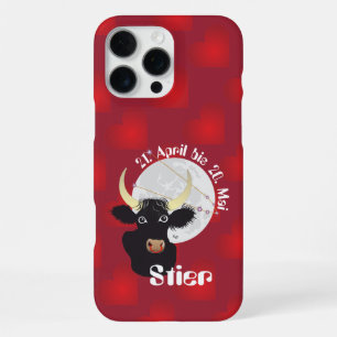 Stier 21. April bis 20. Mai iPhone Hüllen 16 Pro Max Case