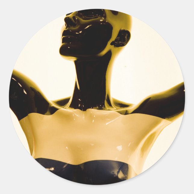 stiff competition classic round sticker (Front)
