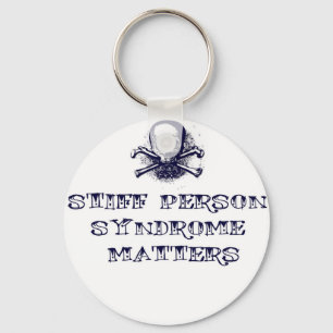 Stiff Person Syndrome Matters Keychain