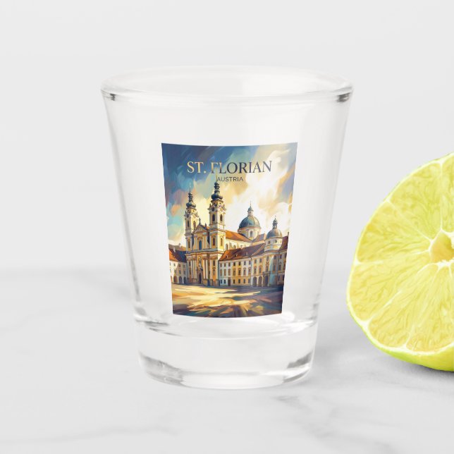 Stift St. Florian Austria Shot Glass (Front)