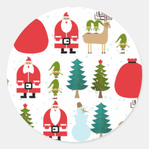 stiker classic round sticker