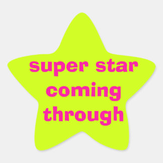 stiker star sticker