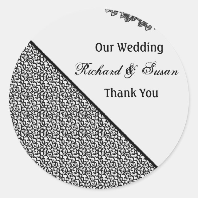 stikers to wedding classic round sticker (Front)