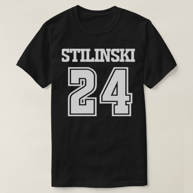 Stiles Stilinski Lacrosse Jersey Back 1 T-Shirt (Design Front)