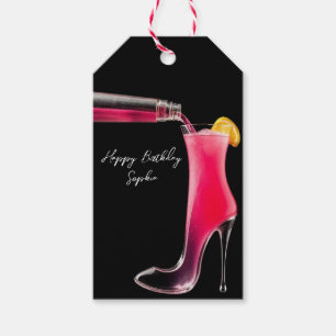 Stiletto and Cocktails Gift Tags