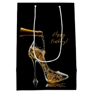 Stiletto and Sparkling Wine Gift Bag