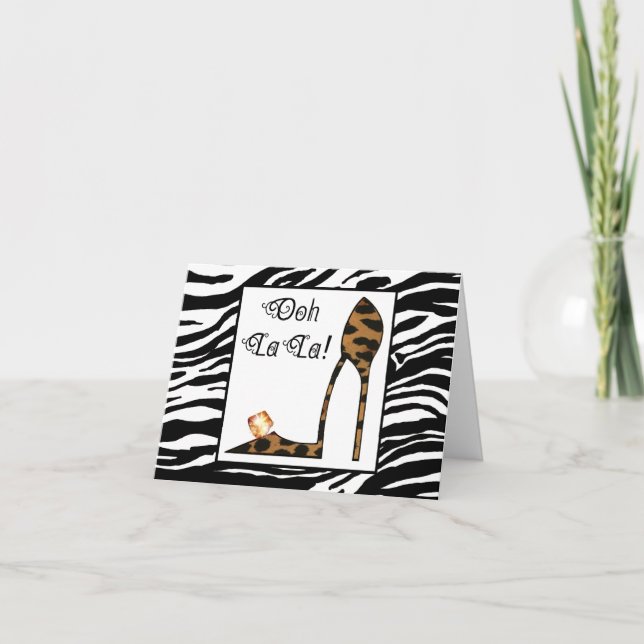 “Stiletto Attitude” Notecards (Front)