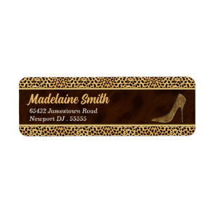 Stiletto Heels Cheetah Print Return Adresse