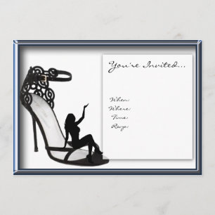 Stiletto Shadow Invitation