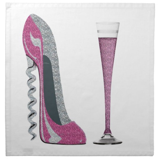 Stiletto Shoe Art Napkins