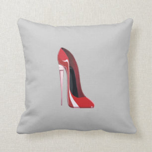 Stiletto Shoe Art Pillows