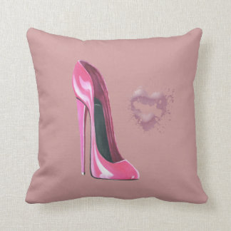 Stiletto Shoe Art Pillows