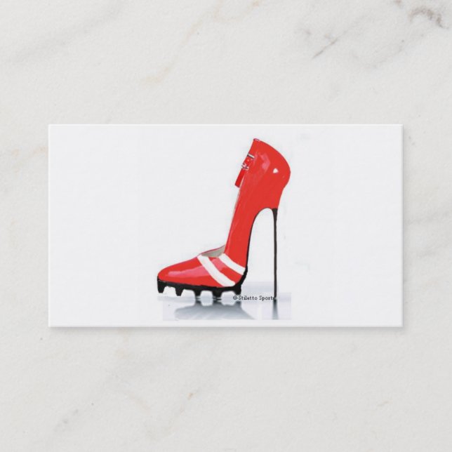 Stiletto Sports Business Cards (Front)