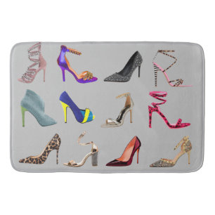 Stilettos High Heel Collage Bath Mat