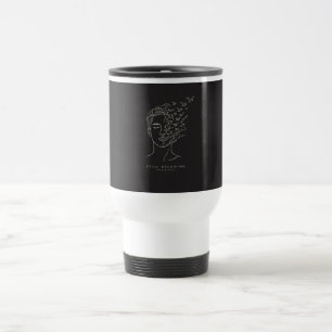 Still Becoming Minimal Line Art Travel Mug