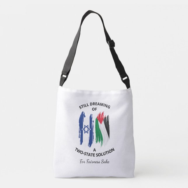Still Dreaming Of A Two-State Solution Crossbody Bag (Back)