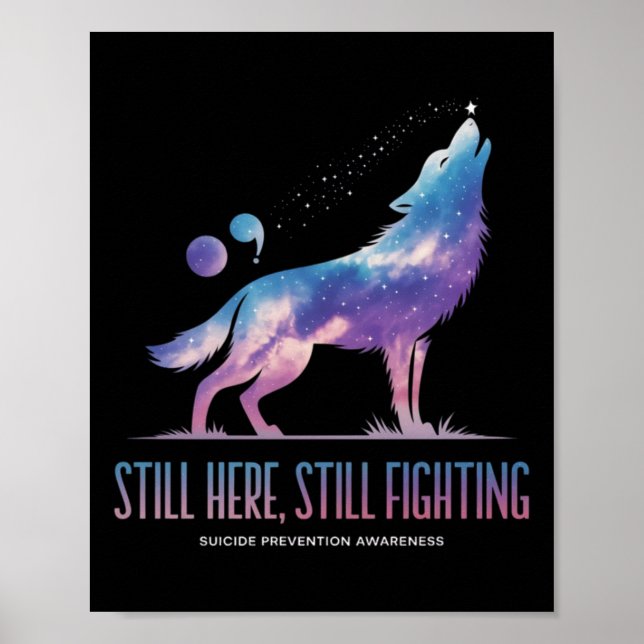 Still Fighting Suicide Prevention Awareness - This Poster (Front)