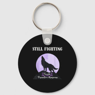 Still Fighting Suicide Prevention Awareness Wolf  Keychain