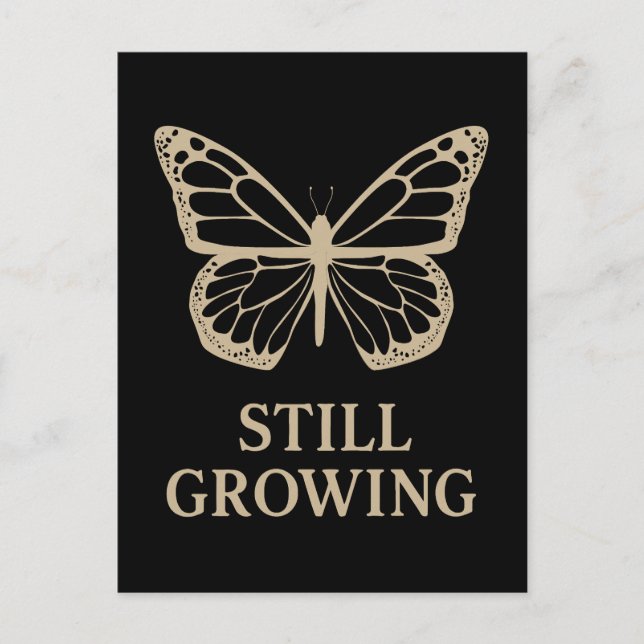 Still Growing Butterfly - Self Love and Healing Postcard (Front)
