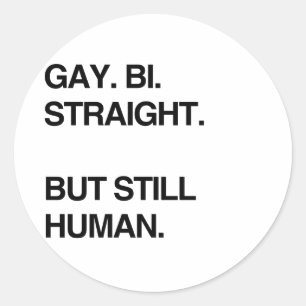 STILL HUMAN CLASSIC ROUND STICKER
