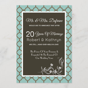 "Still In Love" Wedding Vow Renewal Invitation