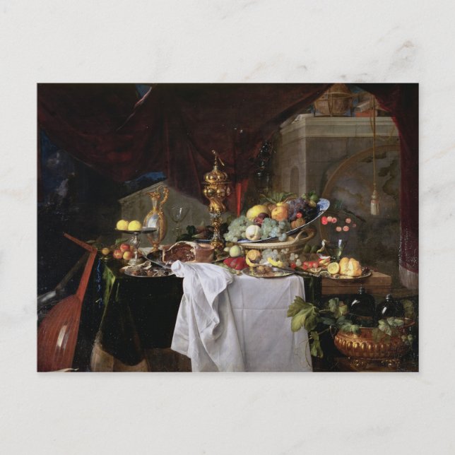 Still Life, 1640 Postcard (Front)