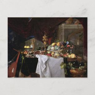 Still Life, 1640 Postcard