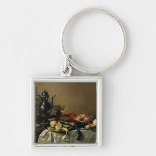 Still Life, 1643 (oil on panel) Keychain