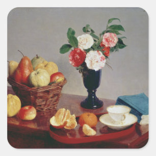 Still Life, 1866 Square Sticker