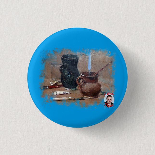 Still Life 1 Inch Round Button (Front)
